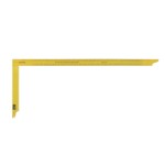 Carpenters square 800x320x35 mm (Yellow) with double mm-scale